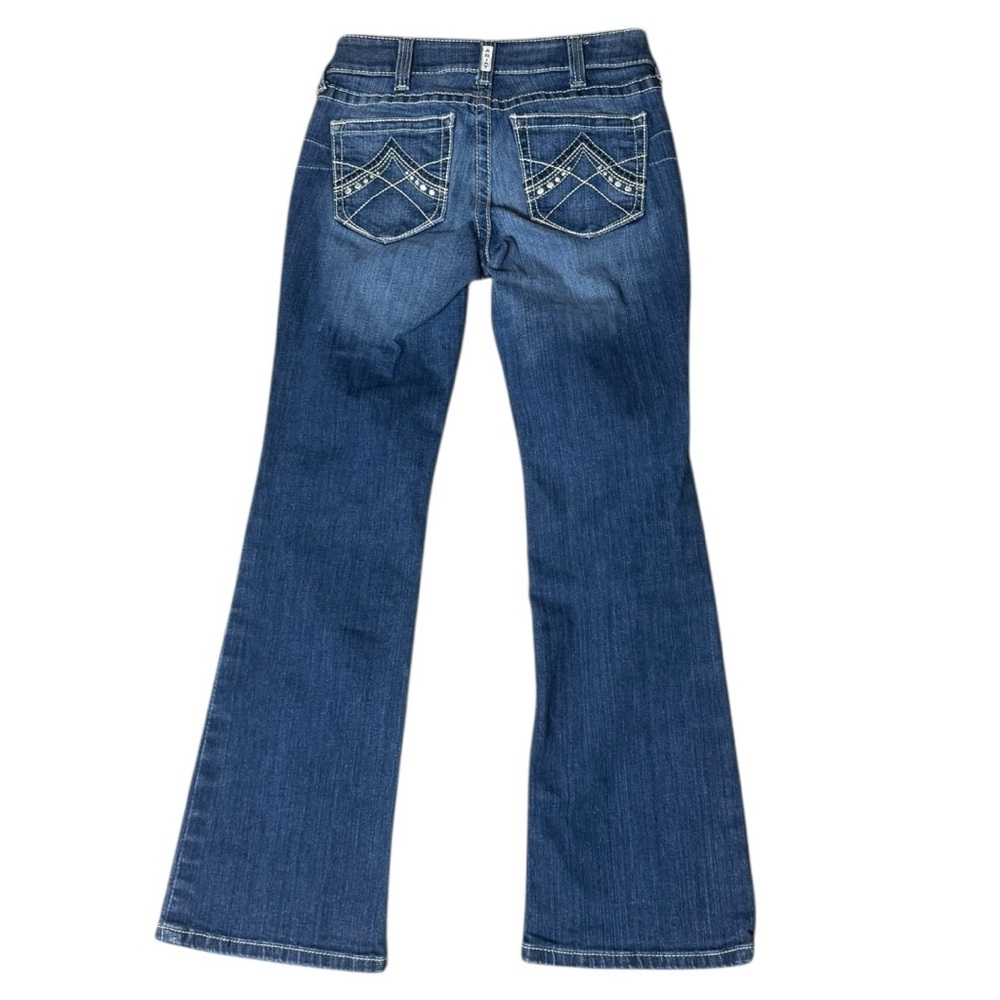 Ariat Women's Boot Cut Flare Blue Jeans Size 28S